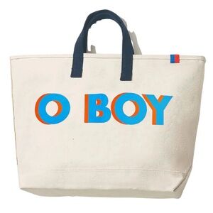 NWT Kyle O Boy canvas tote